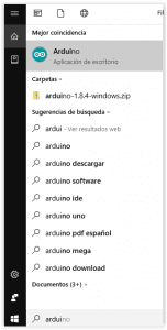 Buscando Arduino desde el explorador