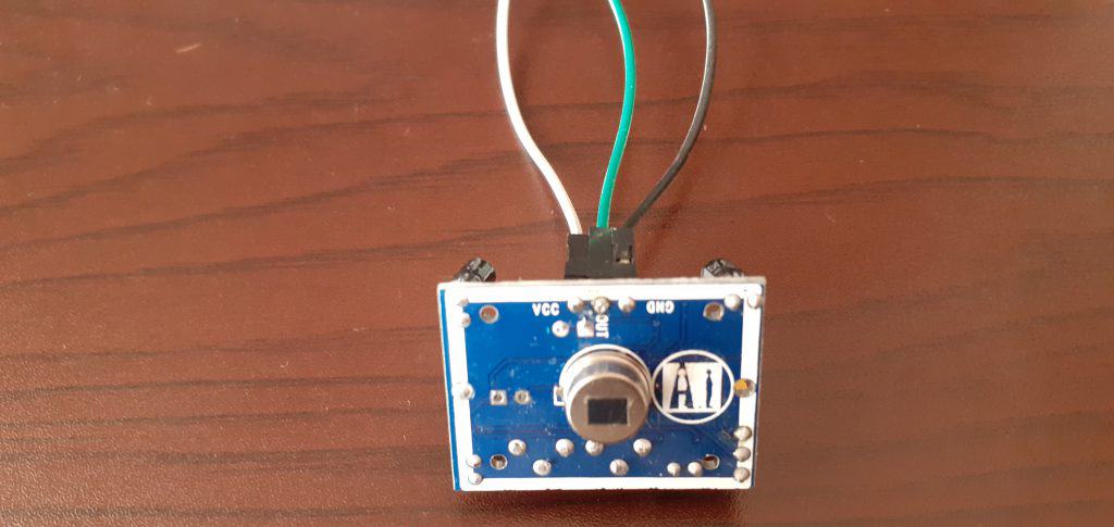 Conexión del sensor PIR HC-SR501