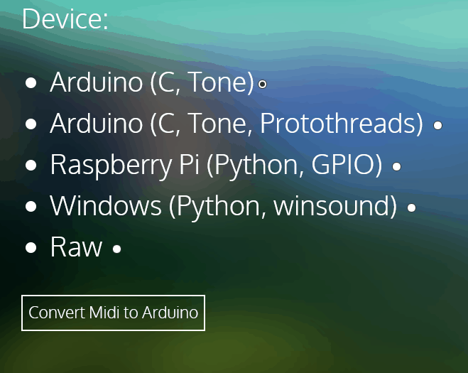 Canciones en Arduino